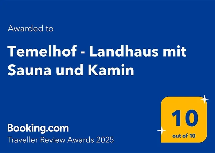 Temelhof - Mit Sauna Und Kamin Holiday home *